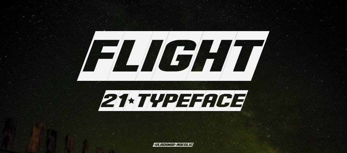 Flight 21 Font