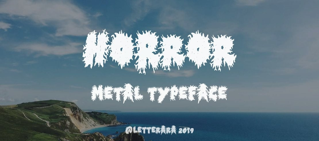 Horror Metal Font