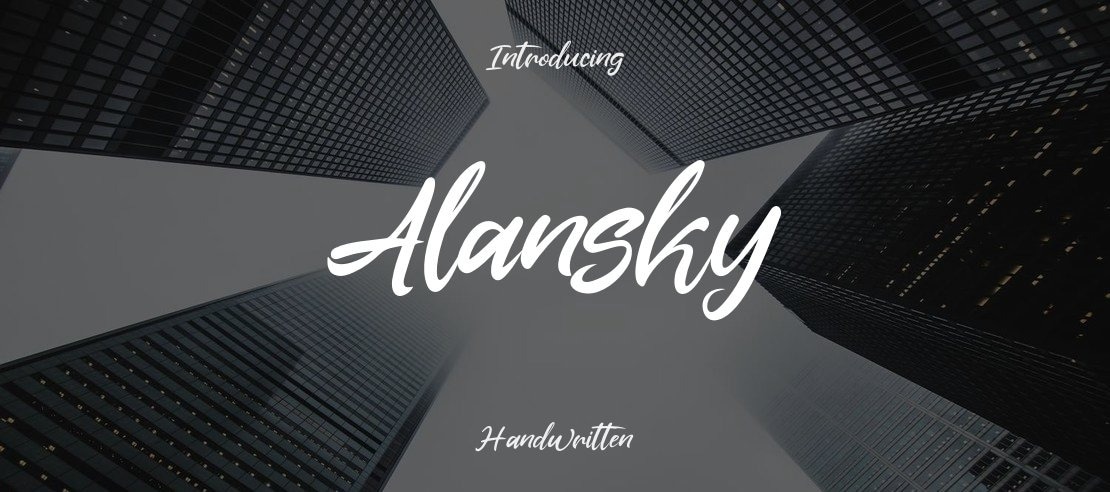 Alansky Font