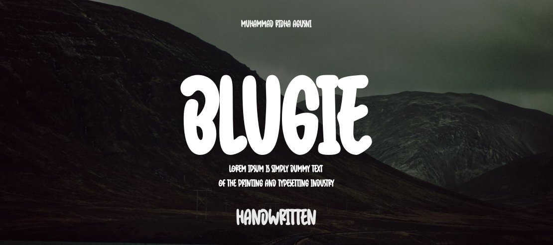 Blugie Font