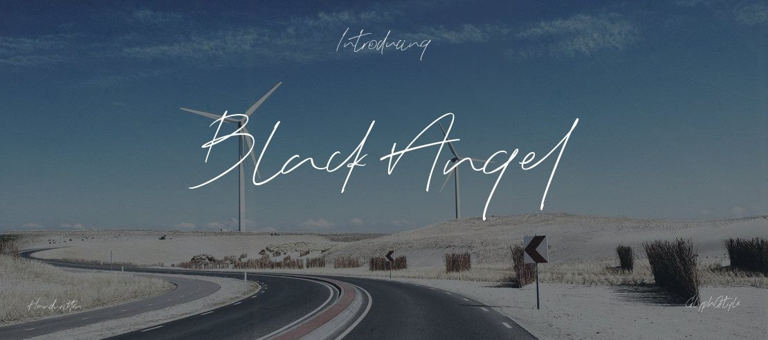 Black Angel Font