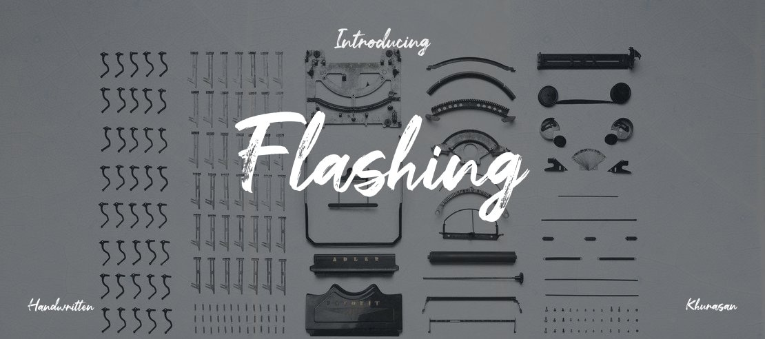 Flashing Font