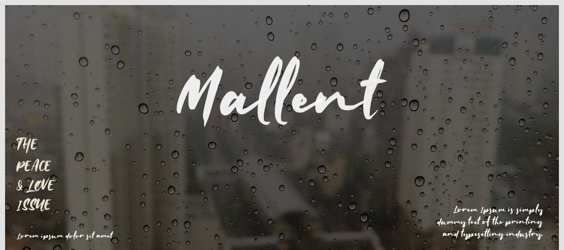 Mallent Font