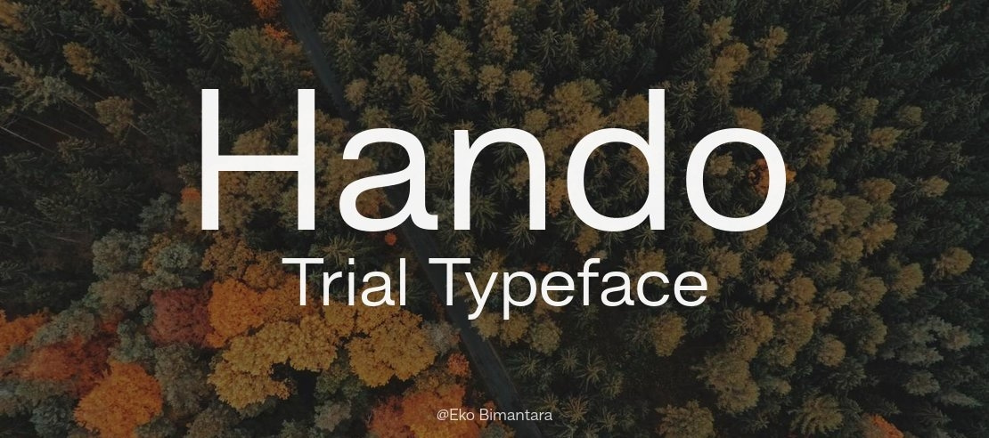 Hando Trial Font Family
