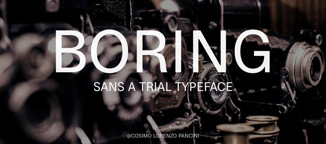 Boring Sans A Trial Font Family