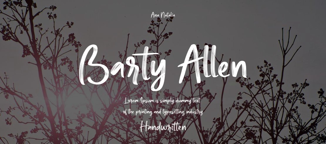 Barty Allen Font