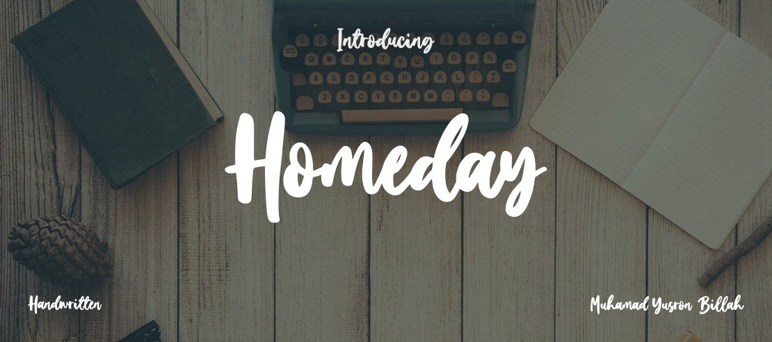 Homeday Font