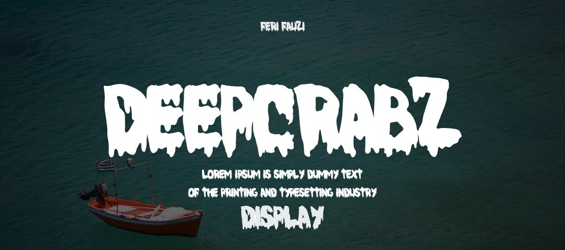 DeepCrabz Font