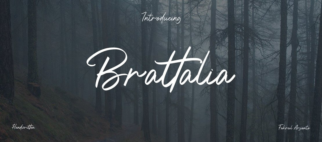 Brattalia Font