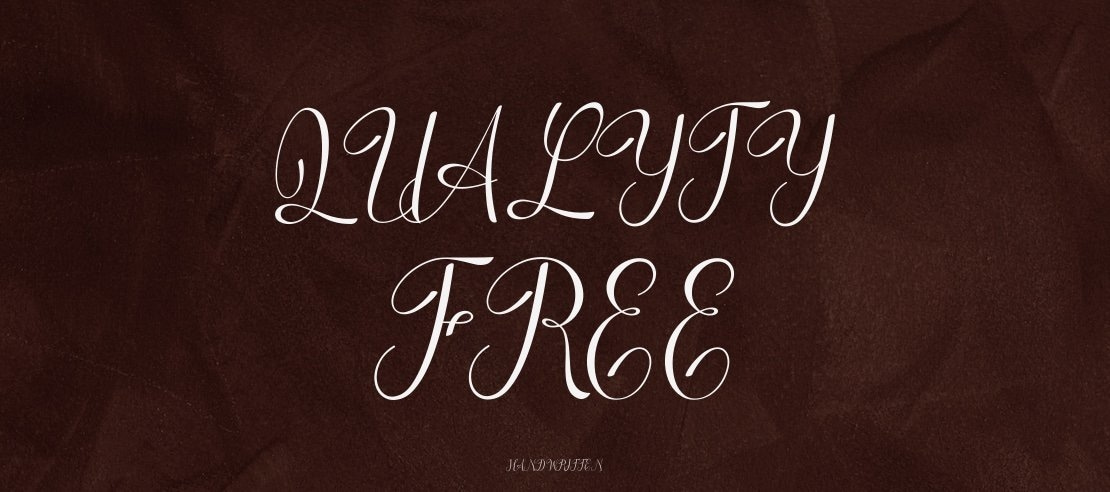 Qualyty Free Font