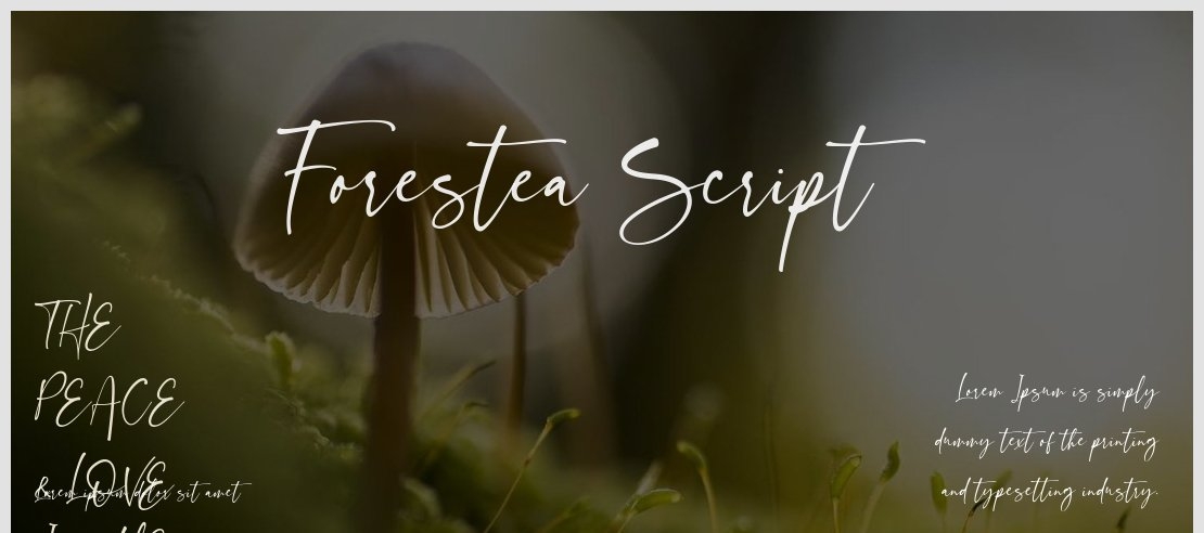 Forestea Script Font