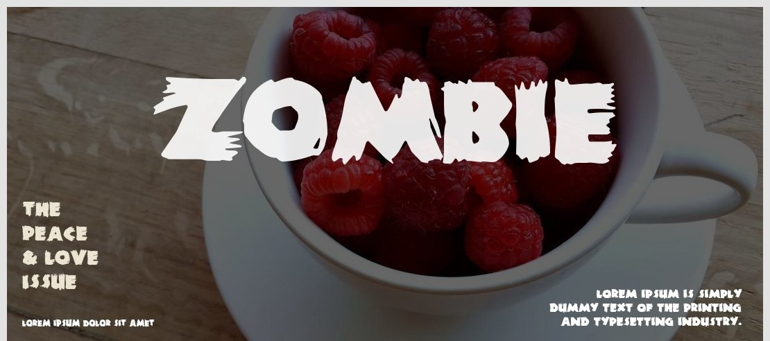 Zombie Font