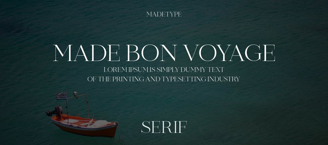 MADE Bon Voyage Font Family