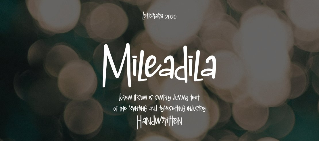 Mileadila Font