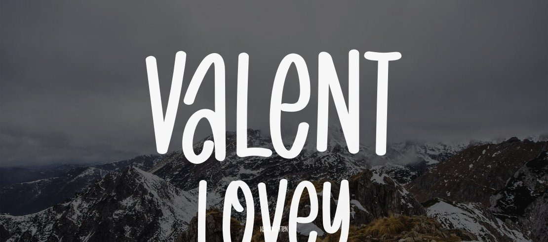VALENT LOVEY Font