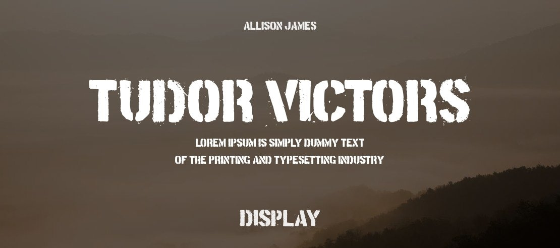 Tudor Victors Font