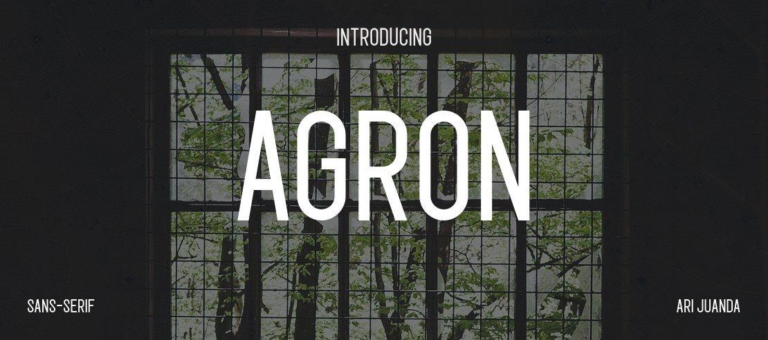 AGRON Font