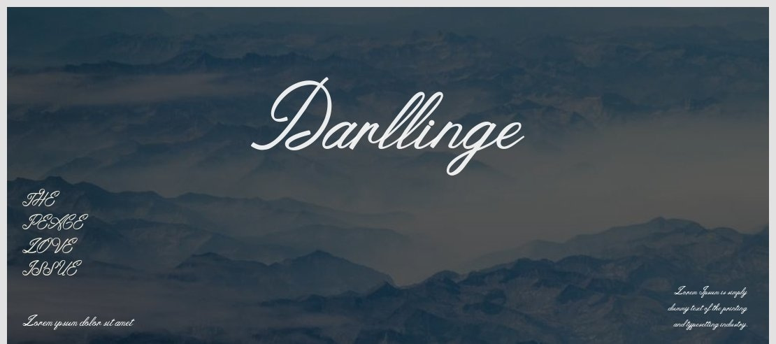 Darllinge Font
