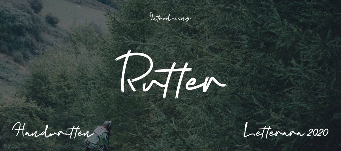 Rutter Font