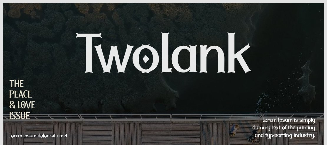 Twolank Font