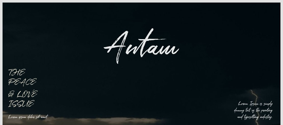 Antam Font