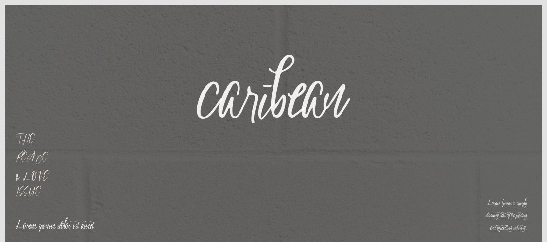 caribean Font