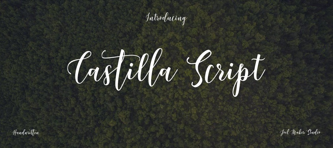 Castilla Script Font