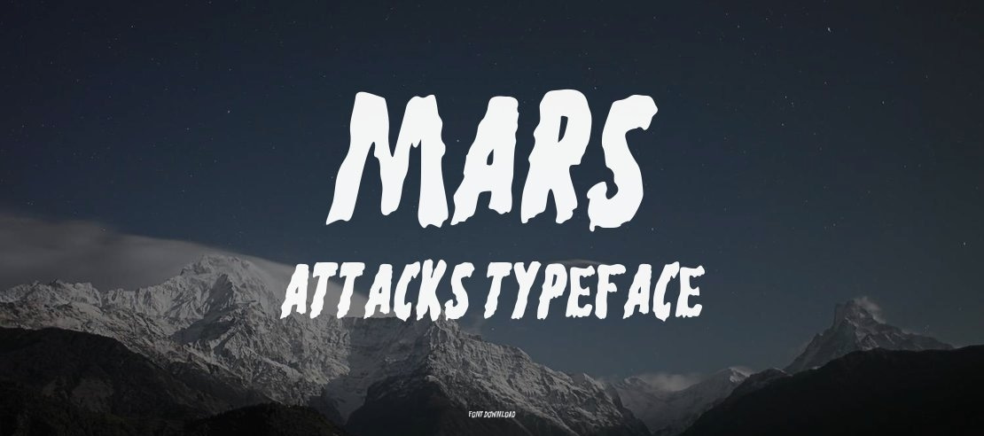 Mars Attacks Font