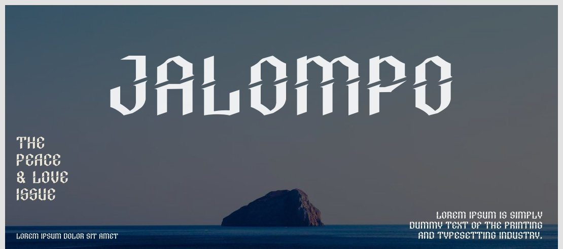 Jalompo Font