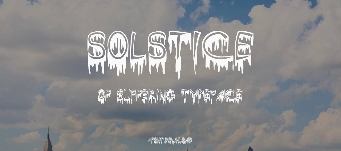 Solstice Of Suffering Font