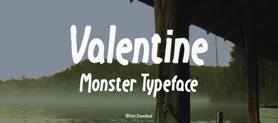 Valentine Monster Font