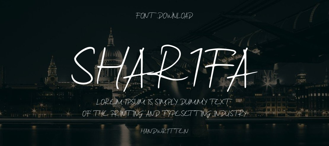 Sharifa Font