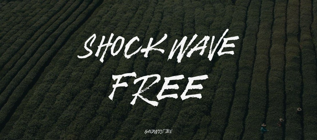 SHOCKWAVE FREE Font