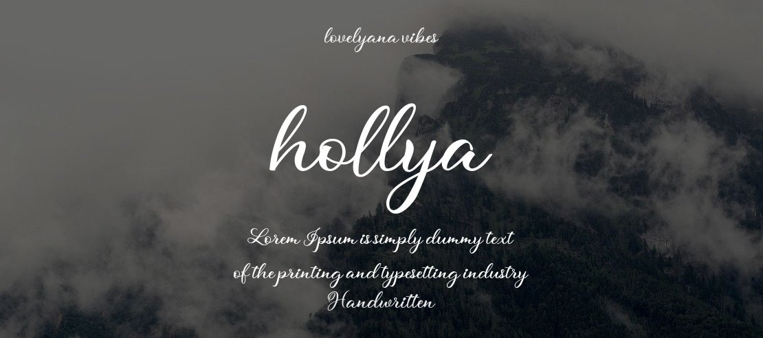 hollya Font
