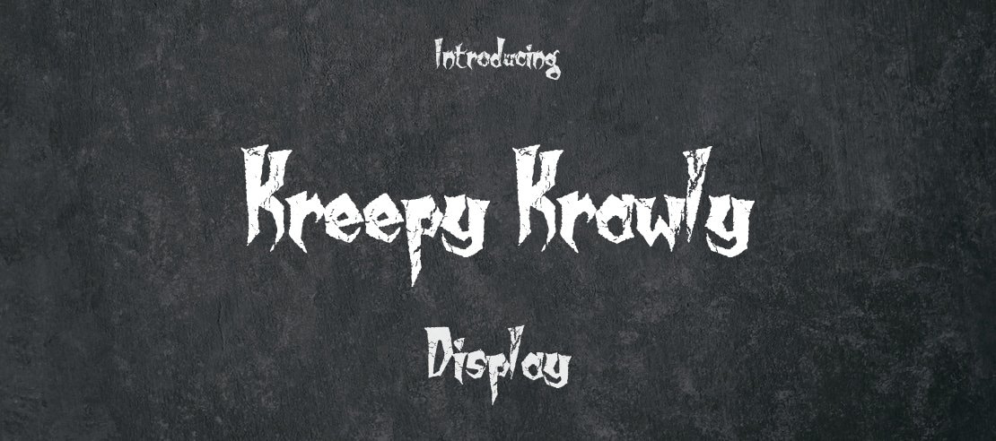 Kreepy Krawly Font