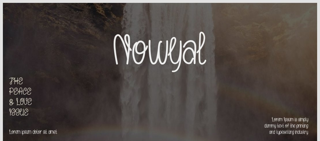 Nowyal Font