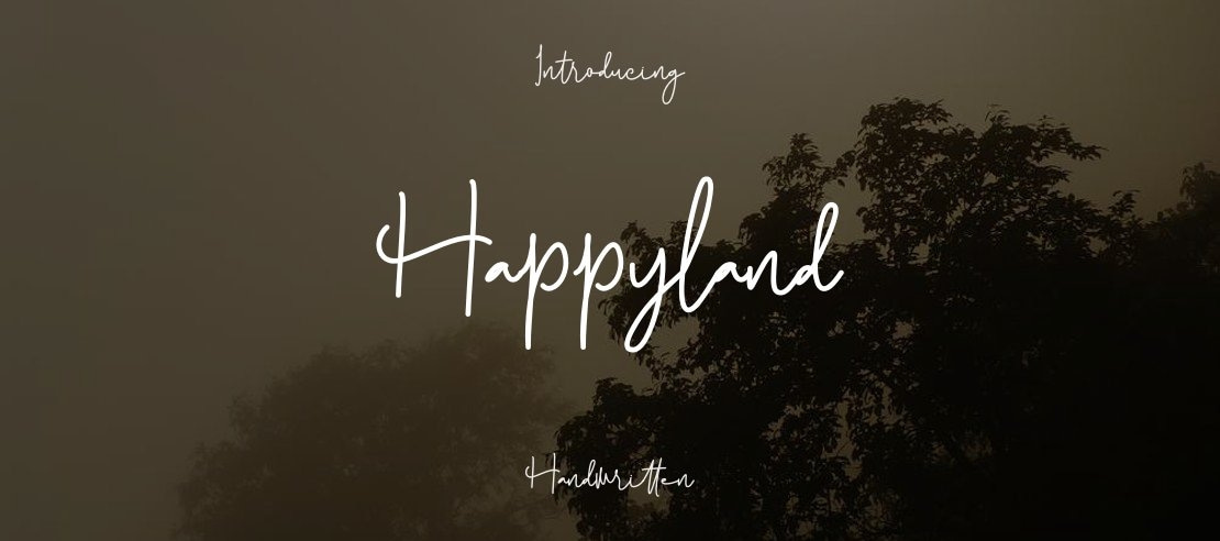 Happyland Font