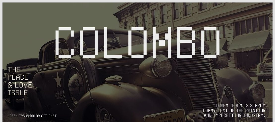 Colombo Font