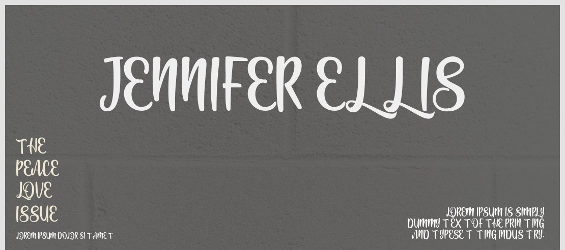 Jennifer Ellis Font