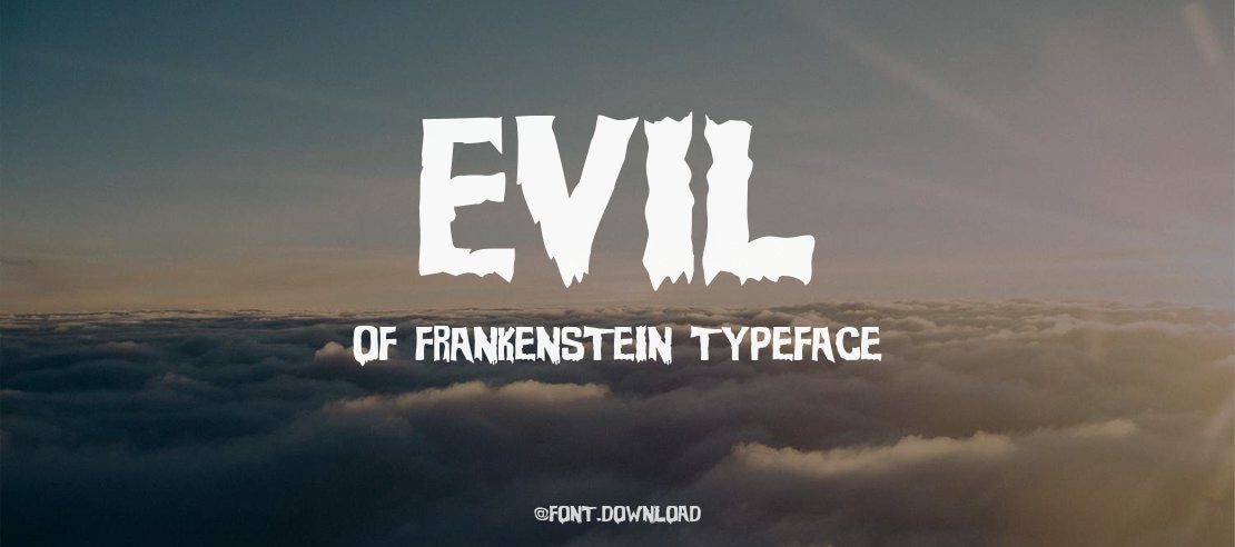 Evil of Frankenstein Font