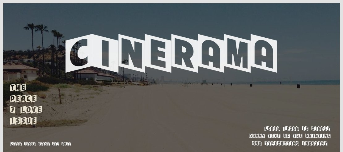 Cinerama Font