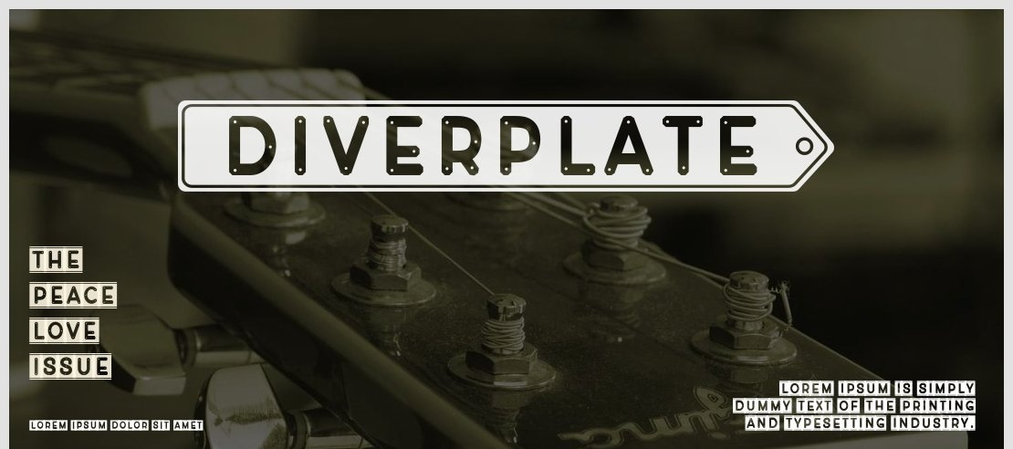 Diverplate Font