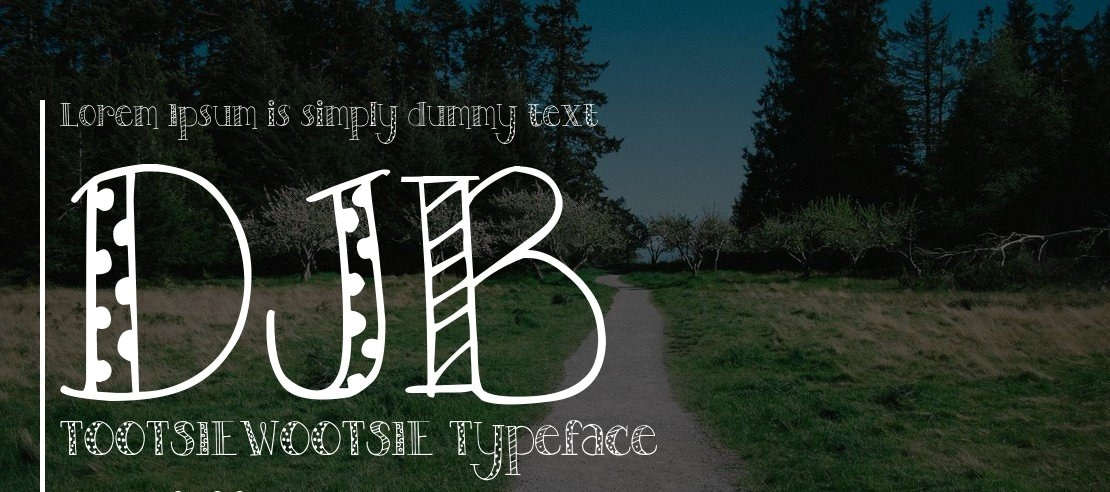 DJB TOOTSIEWOOTSIE Font