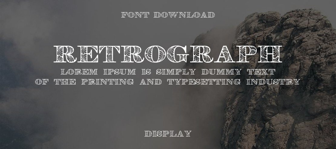 Retrograph Font