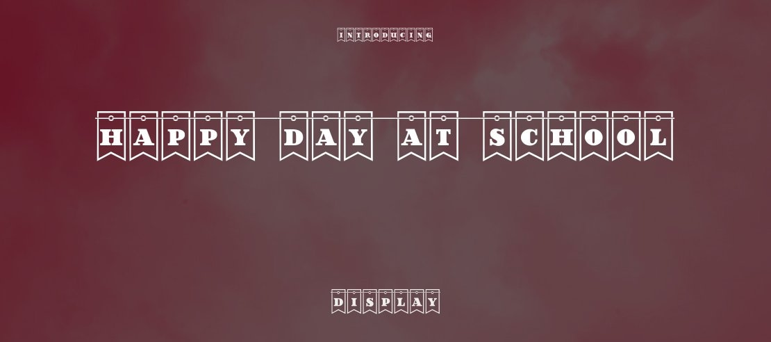 Happy Day at School Font Family