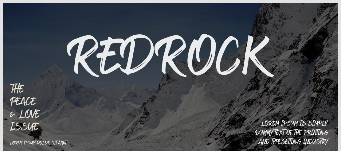 RedRock Font