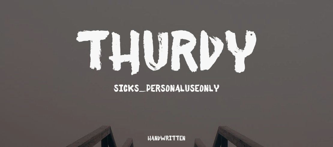 Thurdy Sicks_PersonalUseOnly Font