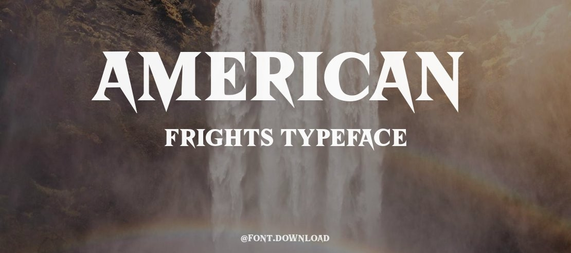 American Frights Font Family