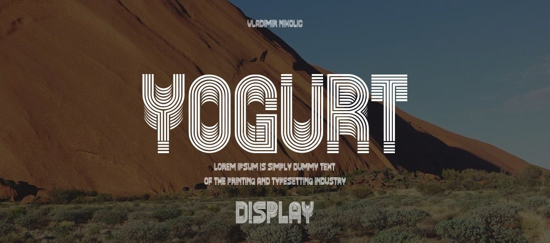 Yogurt Font Family