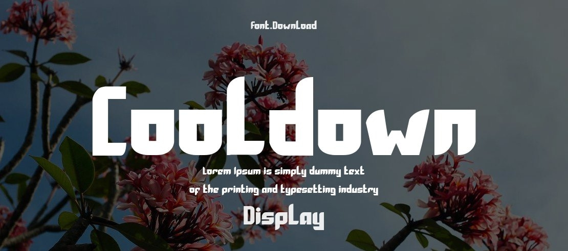 Cooldown Font